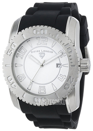 Swiss Legend Commander Biały/Guma Ø46 mm SL-20068-02