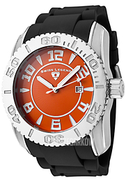 Swiss Legend Commander Pomarańczowy/Guma Ø46 mm SL-20068-06