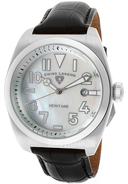 Swiss Legend Heritage Biały/Skóra Ø44 mm SL-20434-02MOP