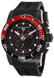 Swiss Legend Avalanche Czarny/Guma Ø47 mm SL-21368-BB-01-RDAB