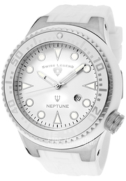 Swiss Legend Neptune Biały/Guma Ø52 mm SL-21818D-02-WHT