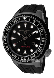 Swiss Legend Neptune Czarny/Guma Ø52 mm SL-21818D-GM-01-NB