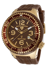 Swiss Legend Neptune Brązowy/Guma Ø52 mm SL-21818P-YG-04-SD