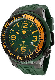 Swiss Legend Neptune Zielony/Guma Ø52 mm SL-21818S-C-B
