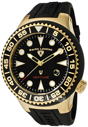 Swiss Legend Neptune Czarny/Guma Ø48 mm SL-21848D-YG-01-NB