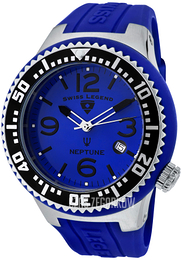 Swiss Legend Neptune Niebieski/Guma Ø48 mm SL-21848P-03-BLBS