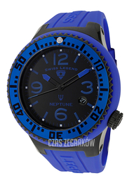 Swiss Legend Neptune Czarny/Guma Ø48 mm SL-21848P-BB-01-BLBS