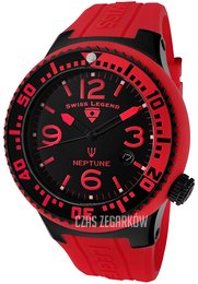 Swiss Legend Neptune Czarny/Guma Ø48 mm SL-21848P-BB-01-RBS
