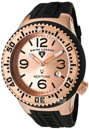Swiss Legend Neptune Zloty/Guma Ø48 mm SL-21848P-RG-09