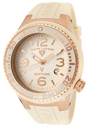 Swiss Legend Neptune Brązowy/Guma Ø48 mm SL-21848P-RG-16