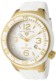 Swiss Legend Neptune Biały/Guma Ø48 mm SL-21848P-YG-02