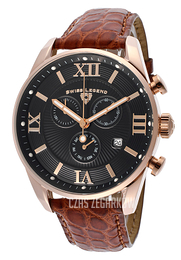Swiss Legend Bellezza Czarny/Skóra Ø42 mm SL-22011-RG-01-ABR51M