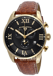 Swiss Legend Bellezza Czarny/Skóra Ø42 mm SL-22011-YG-01-ABR51C
