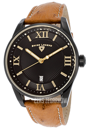 Swiss Legend Bellezza Czarny/Skóra Ø42 mm SL-22012-BB-01-GA-OS03C