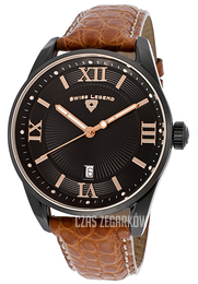 Swiss Legend Bellezza Czarny/Skóra Ø42 mm SL-22012-BB-01-RA-ABR31C