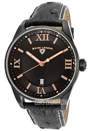 Swiss Legend Bellezza Czarny/Skóra Ø42 mm SL-22012-BB-01-RA-DA01C