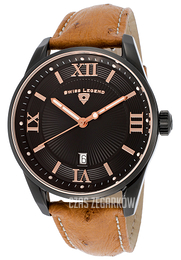 Swiss Legend Bellezza Czarny/Skóra Ø42 mm SL-22012-BB-01-RA-OS03C