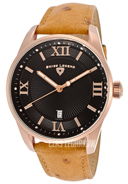 Swiss Legend Bellezza Czarny/Skóra Ø42 mm SL-22012-RG-01-OS12M