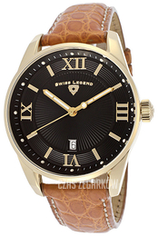 Swiss Legend Bellezza Czarny/Skóra Ø42 mm SL-22012-YG-01-ABR31C