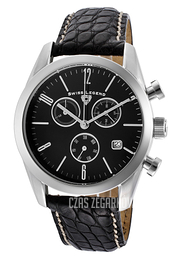 Swiss Legend Peninsula Czarny/Skóra Ø38 mm SL-22038C-01-ABR01C