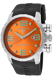 Swiss Legend Ambassador Pomarańczowy/Guma Ø47 mm SL-30021-06