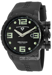 Swiss Legend Ambassador Czarny/Guma Ø47 mm SL-30021-BB-01