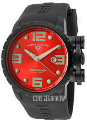 Swiss Legend Ambassador Czerwony/Guma Ø47 mm SL-30021-BB-05