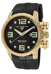 Swiss Legend Ambassador Czarny/Guma Ø47 mm SL-30021-YG-01