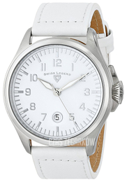 Swiss Legend Pioneer Biały/Skóra Ø46 mm SL-30331-02