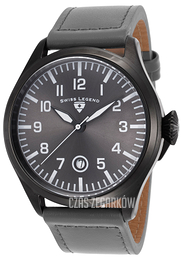 Swiss Legend Pioneer Szary/Skóra Ø46 mm SL-30331-GM-014-GRYS