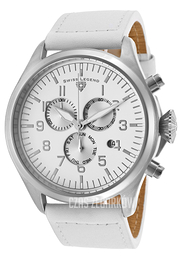 Swiss Legend Pioneer Biały/Skóra Ø47 mm SL-30332-02-WS