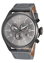 Swiss Legend Pioneer Szary/Skóra Ø47 mm SL-30332-GM-014-GRYS