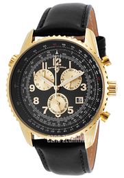 Swiss Legend Skyline Czarny/Skóra Ø42 mm SL-30721-YG-01