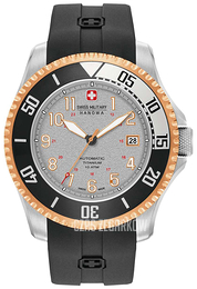 Swiss Military Dress Srebrny/Guma Ø47 mm 05-4284.15.009