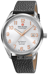 Swiss Military Dress Srebrny/Skóra Ø40 mm 05-4287.04.001