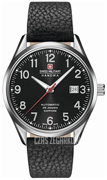 Swiss Military Dress Czarny/Skóra Ø40 mm 05-4287.04.007