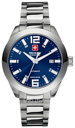 Swiss Military Dress Niebieski/Stal Ø42 mm 05-5185.04.003