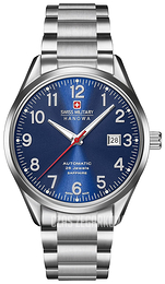 Swiss Military Dress Niebieski/Stal Ø40 mm 05-5287.04.003