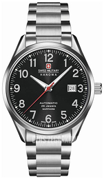 Swiss Military Dress Czarny/Stal Ø40 mm 05-5287.04.007