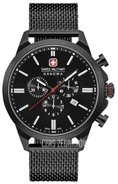 Swiss Military Chrono Classic II Czarny/Stal Ø45 mm 06-3332.13.007