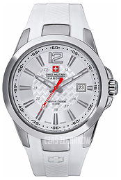 Swiss Military Dress Srebrny/Guma Ø43 mm 06-4165.04.001