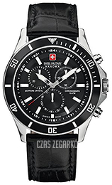 Swiss Military Sport Czarny/Skóra Ø42 mm 06-4183.04.007