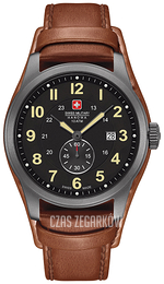 Swiss Military Dress Czarny/Skóra Ø43 mm 06-4215.30.007.05