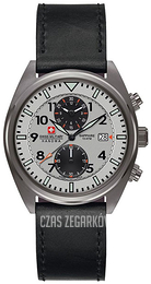 Swiss Military Hanowa Sport Szary/Skóra Ø43 mm 06-4227.30.009