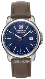 Swiss Military Swiss Recruit II Niebieski/Skóra Ø39 mm 06-4230.7.04.003