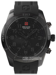 Swiss Military Sport Czarny/Guma Ø45 mm 06-4265.13.007.30