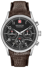 Swiss Military Sport Czarny/Skóra Ø44 mm 06-4278.04.007