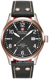 Swiss Military Hanowa Czarny/Skóra Ø42 mm 06-4280.09.007