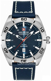 Swiss Military Dress Niebieski/Skóra Ø42 mm 06-4282.04.003