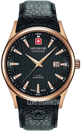 Swiss Military Navalus Czarny/Skóra Ø42 mm 06-4286.09.007